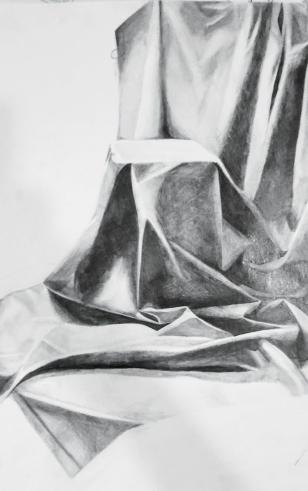 Fabric Folds Still Life