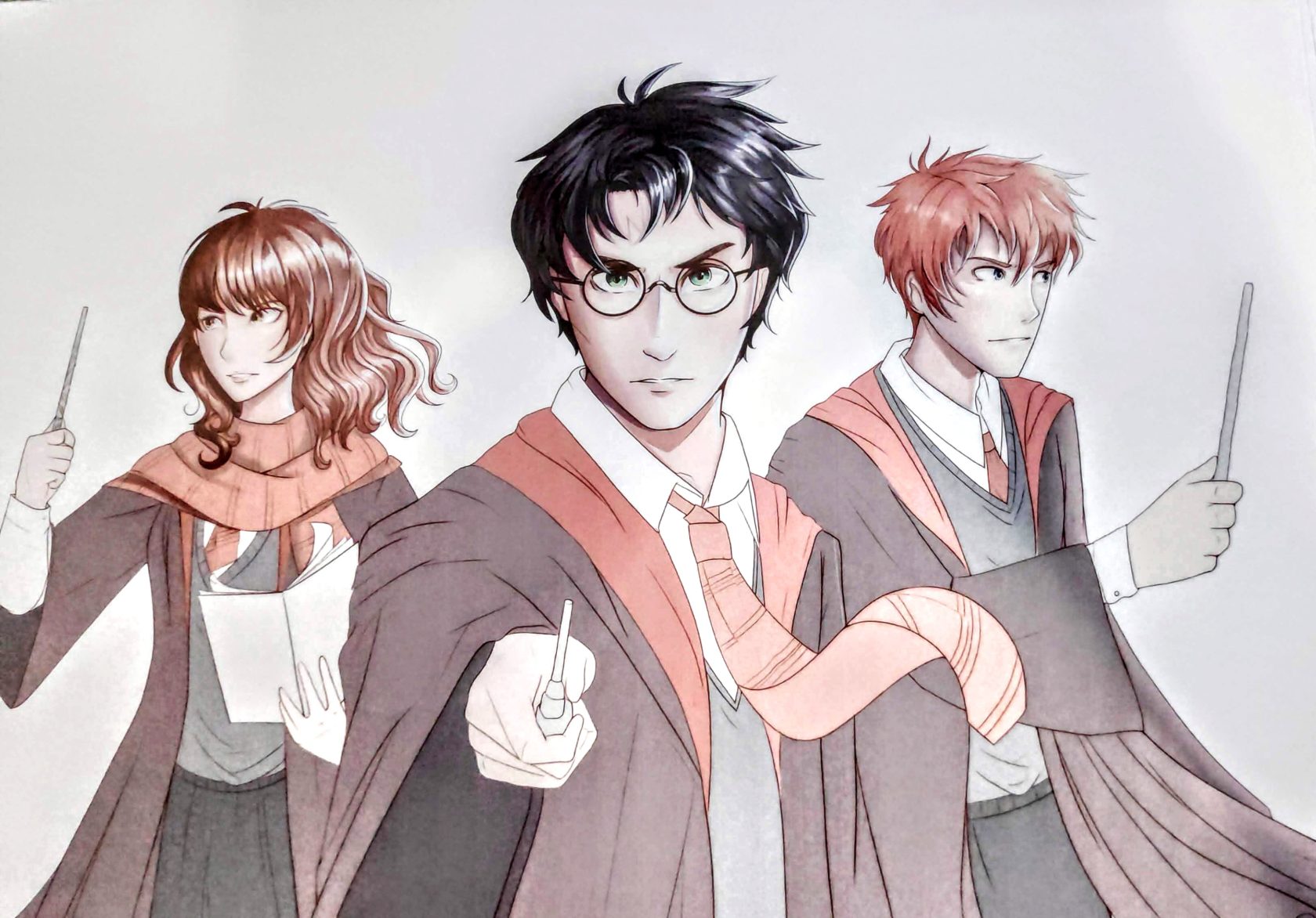 Harry, Hermione and Ron